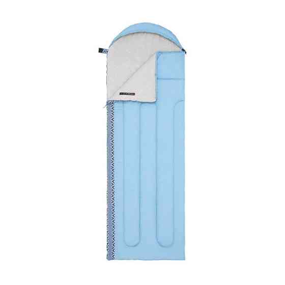 Спальний мішок з капюшоном Naturehike L250 NH21MSD07 (9°C) правий (Блакитний) Вінниця