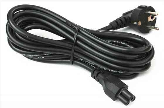 Кабель живлення 220В 1.5 м, 0,75мм2 С13-IEC C5 (для ноутбука) Винница