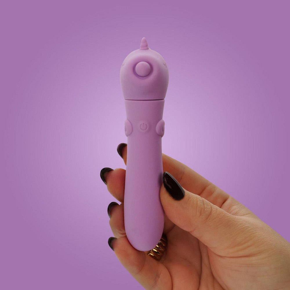 Вібратор-єдиноріжка Unihorn USB Bullet – Karma Lilac, віброкуля, USB-зарядка, 10 режимів Sex Aura Київ - фото 7