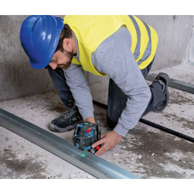 Лазерный нивелир Bosch Professional GCL 2-50 G, до 15 м, с держателем RM 10, зажимом DK 10, мишенью, кейс (0.601.066.M02) Винница - изображение 4