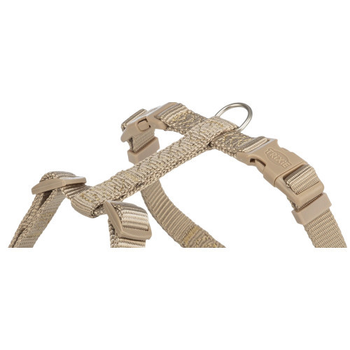Шлея Trixie Premium H-harness для собак L–XL 75–120 см 25 мм пісочна Київ - фото 2
