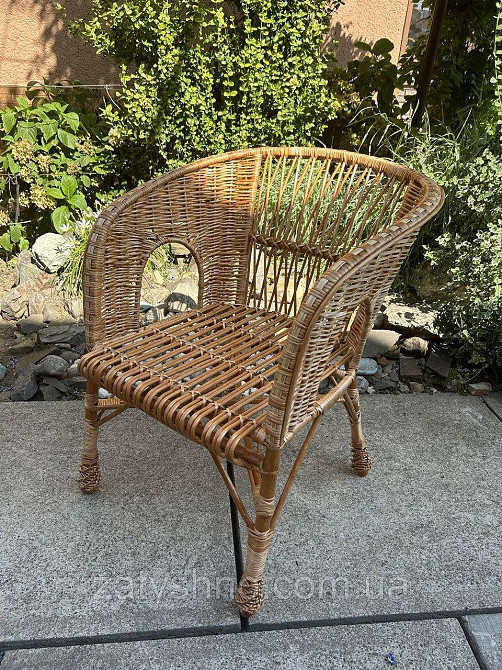 Крісло з лози зручне Київ - фото 3