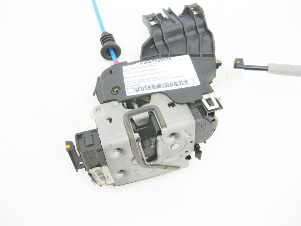 Mercedes-Benz  A2047302935 Замок задніх лівих дверей + A1177320108 кріпильна пластина + A1177600204 трос на ручку відкриття дверей внутрішню E-class W Одесса - изображение 4