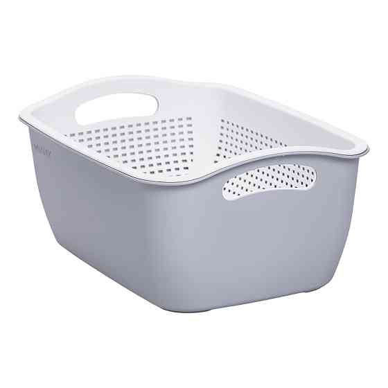 Корзина-друшлак 2 в 1 для овочів та фруктів, біла Київ