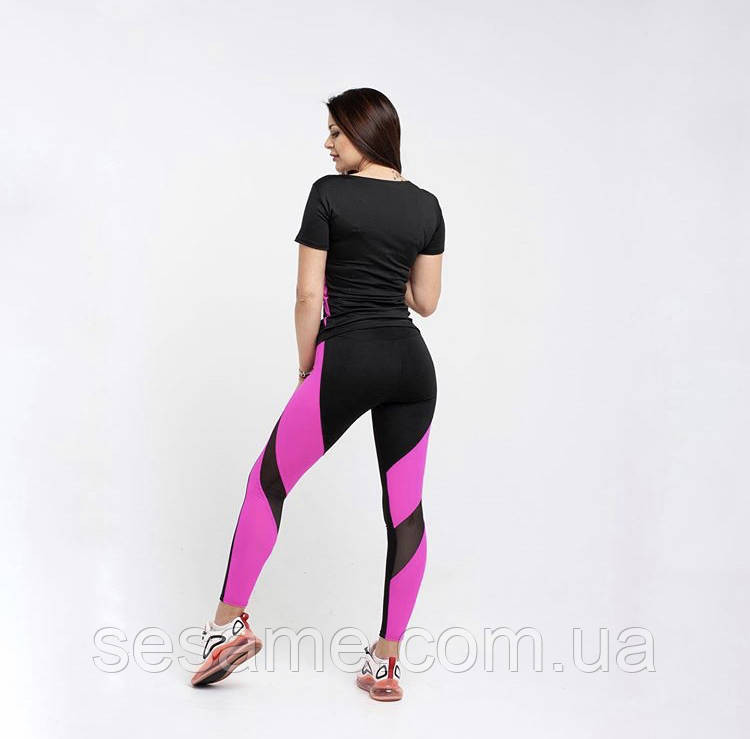 Комфортный тренировочный костюм для фитнеса лосины и топ Харьков - изображение 2