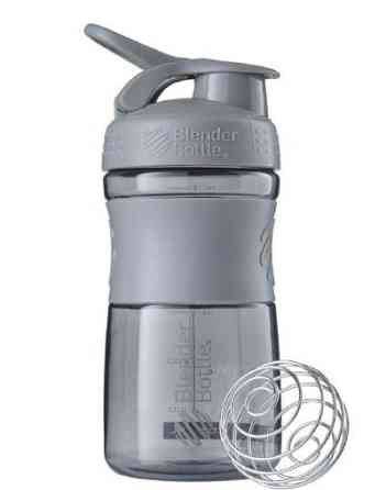 Шейкер спортивний (пляшка) BlenderBottle SportMixer Flip 20oz/590ml Grey Кам'янське