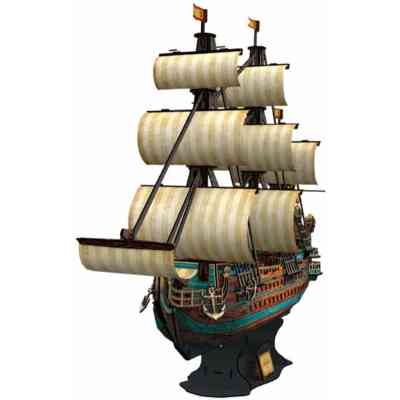 Пазл Cubic Fun Тривимірна головоломка-конструктор Іспанська Армада Сан Феліпе (T4017h) Вінниця