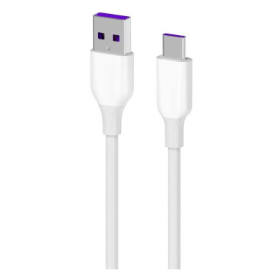 Дата кабель USB 2.0 AM to USB-C 1.0m Glow white 2E (2E-CCAC-WH) Вінниця - фото 1