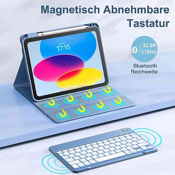 Чехол клавиатура для iPad A16 2025/iPad 10-го поколения (2022) A2696 / A2757 / A2777 Днепр