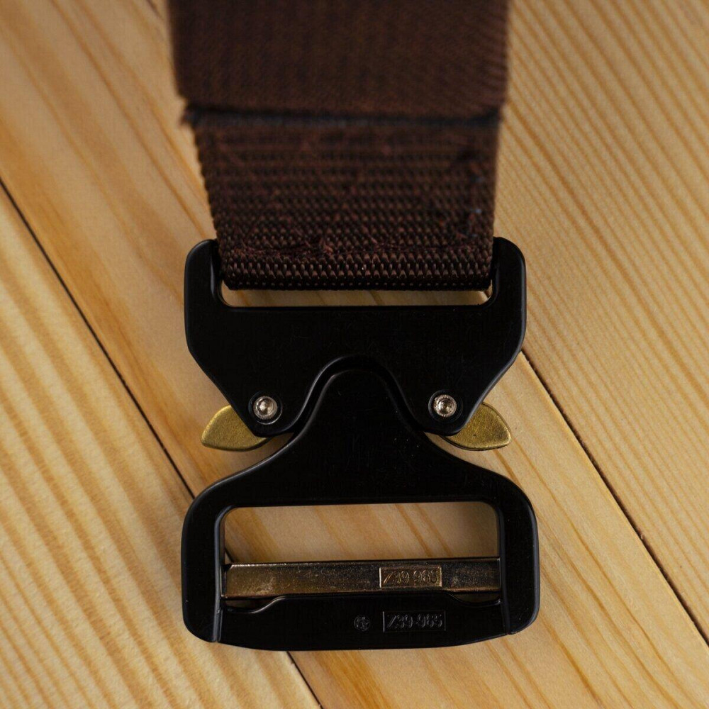 Ремінь чоловічий текстильний Vintage 20338 Коричневий Київ - фото 6
