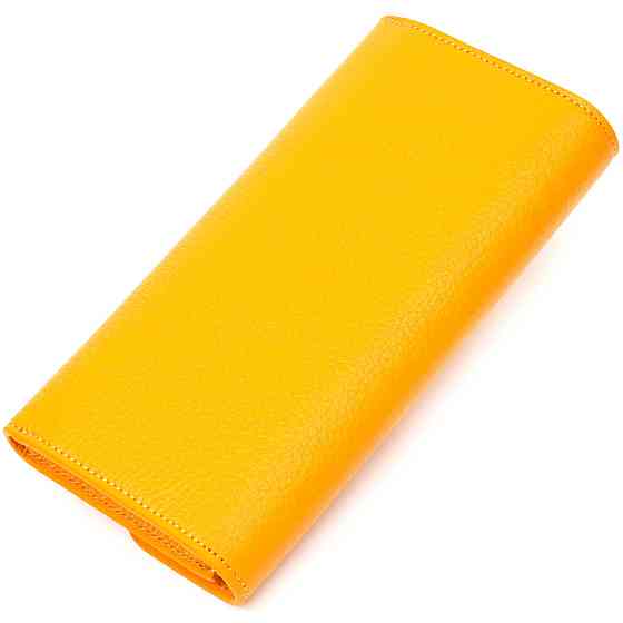 Отличный женский кошелек с монетницей на молнии из натуральной кожи Tony Bellucci 21978 Желтый Киев