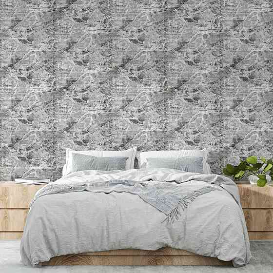 Самоклеющаяся 3D панель в рулоне 19600x700x3мм Мрамор Черный (R061-3-20) SW-00001196 Киев