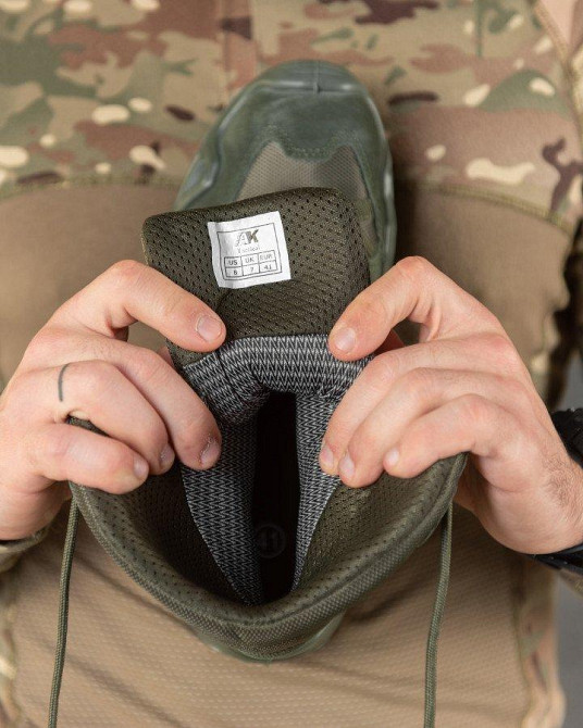 Тактичні туфлі берці AK olive ВТ0528 Одеса - фото 12