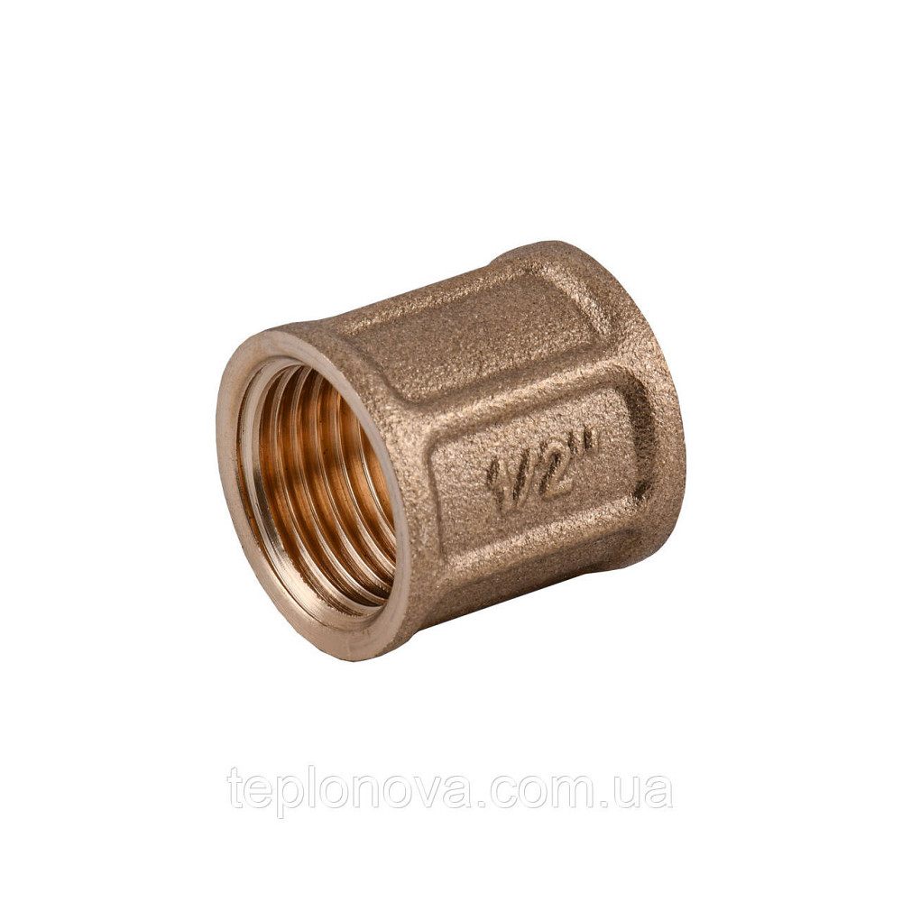 Муфта 1/2" ВВ латунна LM331S OPTIMUM Чернівці - фото 1