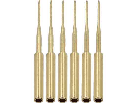 Наконечники щупів для мультиметрів YATO l= 45 мм, Ø= 2/ 0,4 мм, глиб. отвору- 18 мм з міді, 6 шт Одеса