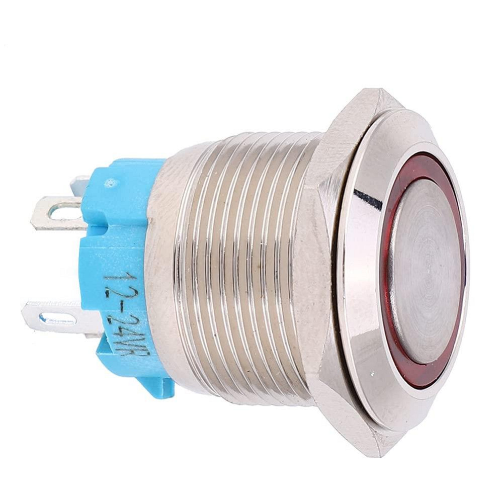 Возвратная кнопка 22мм с красным LED 9-24В Киев - изображение 10