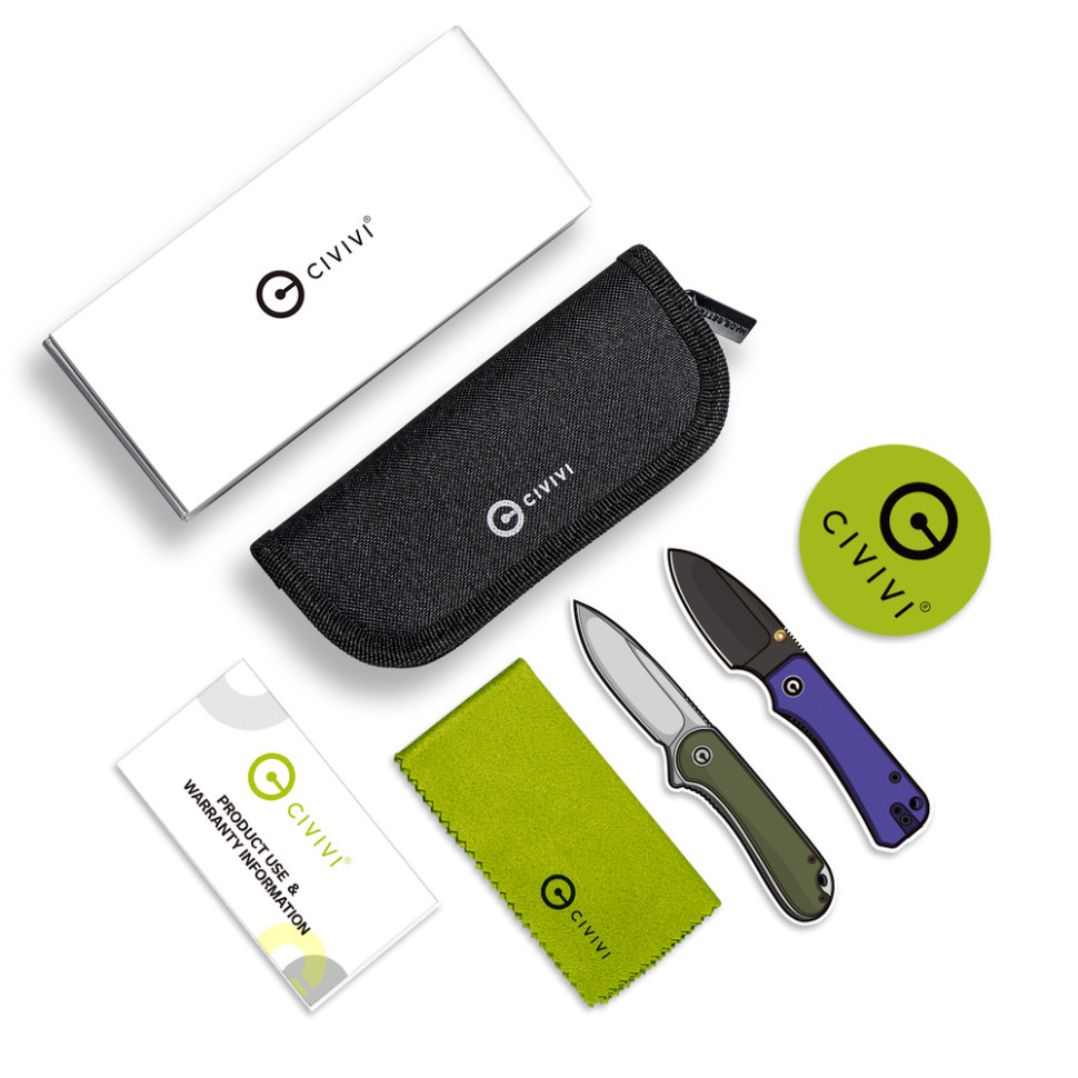 Ніж складаний кишеньковий Civivi Baby Banter, (5.9 см) Nitro-V / Guibourtia Wood Киев - изображение 9
