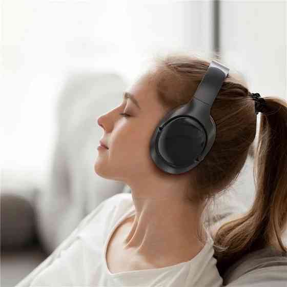 Бездротові накладні навушники ACEFAST H5 active noise cancelling wireless headset Black Київ