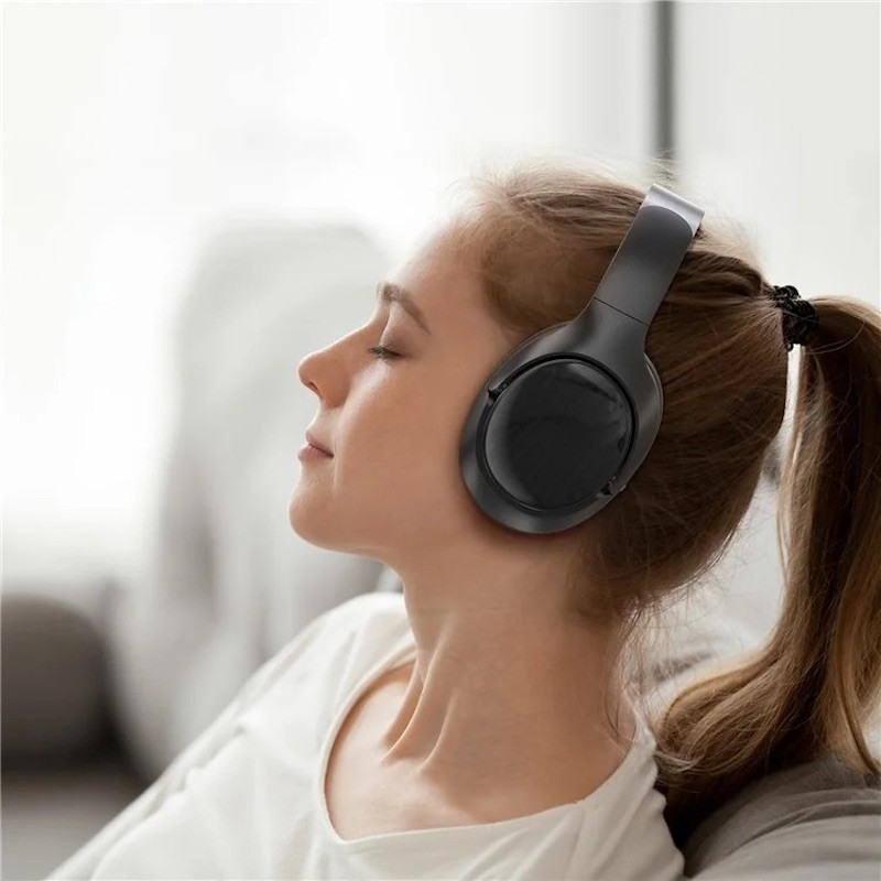 Бездротові накладні навушники ACEFAST H5 active noise cancelling wireless headset Black Київ - фото 6