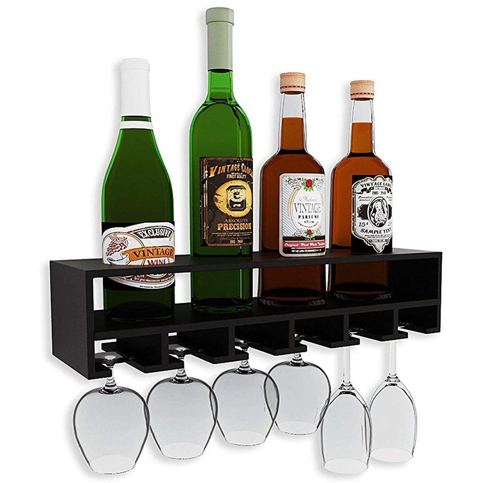 Настенная винная полка 