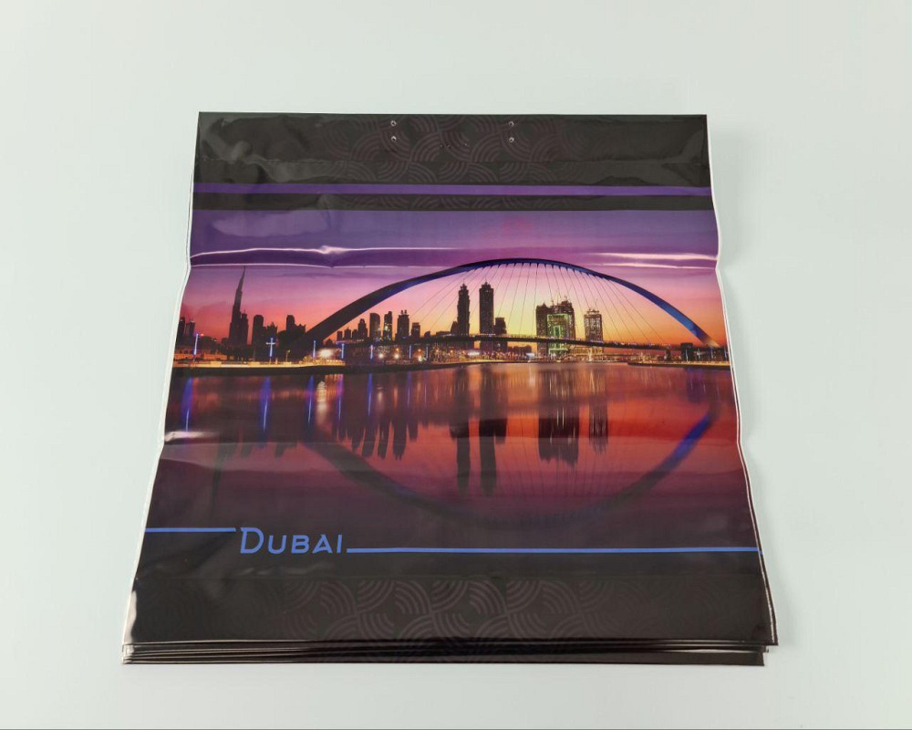 Полиэтиленовый пакет (40х40) с пластиковой ручкой