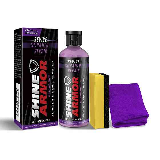 Поліроль Shine Armor Revive Scratch Repair для кузова авто видалення подряпин захист блиск Одеса