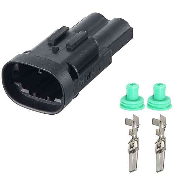 Разъем коннектор 2-кон., Вентил, Охлаждения Радиатора, 1544334-1, TE Япония, Франция Много Nissan, Renault 40116 Киев