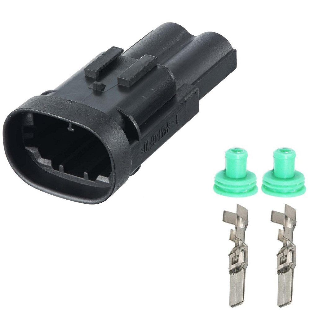 Роз'єм конектор 2-кон., Вентил, Охлаждения Радіатора, 1544334-1, TE Японія, Франция Багато Nissan, Renault 40116 Київ - фото 1