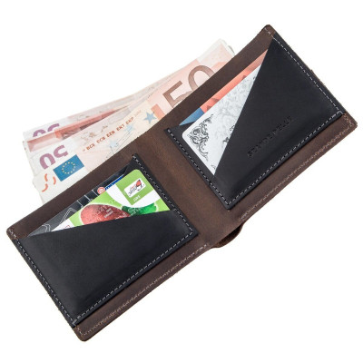 Портмоне Grande Pelle Темно-Коричневое (11227) Винница - изображение 5