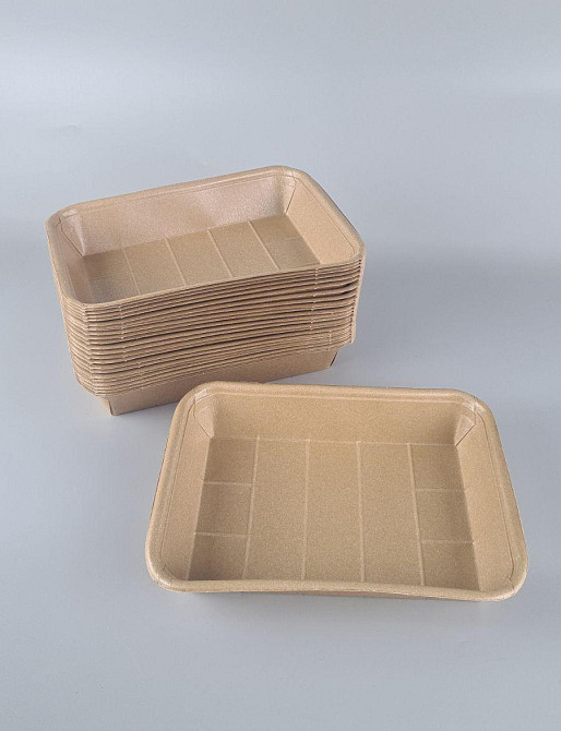 Лоток з харчового картону "KRAFT" 1550 мл 270*200*50 (25 шт) Харків - фото 1