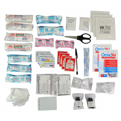 Автомобильная аптечка Poputchik згідно ТУ футляр м'який червоний 25х12х15 (02-012-М) Винница - изображение 2