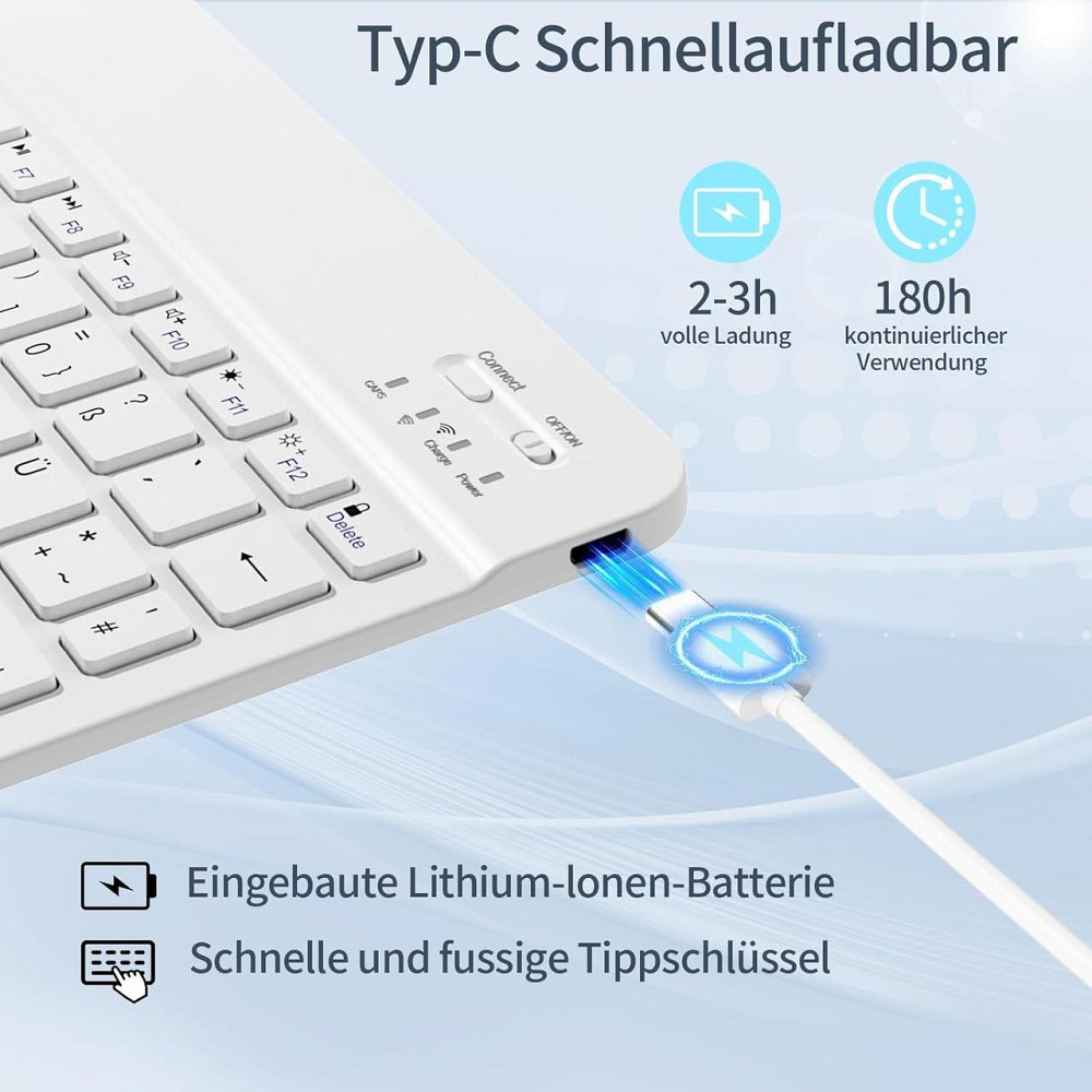 Чехол с клавиатурой для iPad Air 11-inch(M2) 2024/ iPad Air 5 2022/Air 4 2020 10.9/iPad 4-го покол. 10.9 / iPad Pro 11 2018 Днепр - изображение 2