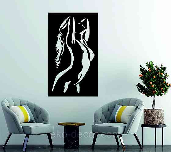 Декоративне настінне Панно «Силует жінки», Декор на стіну Київ