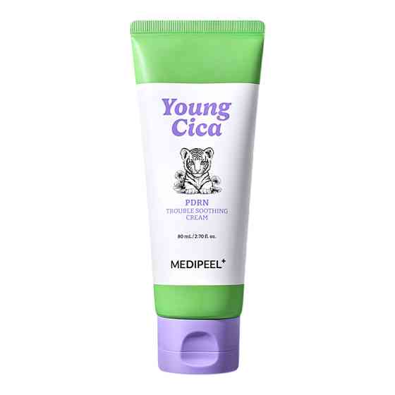 Крем заспокійливий з центеллою та PDRN Young Cica PDRN Trouble Soothing Cream Medi-Peel 80 мл Київ