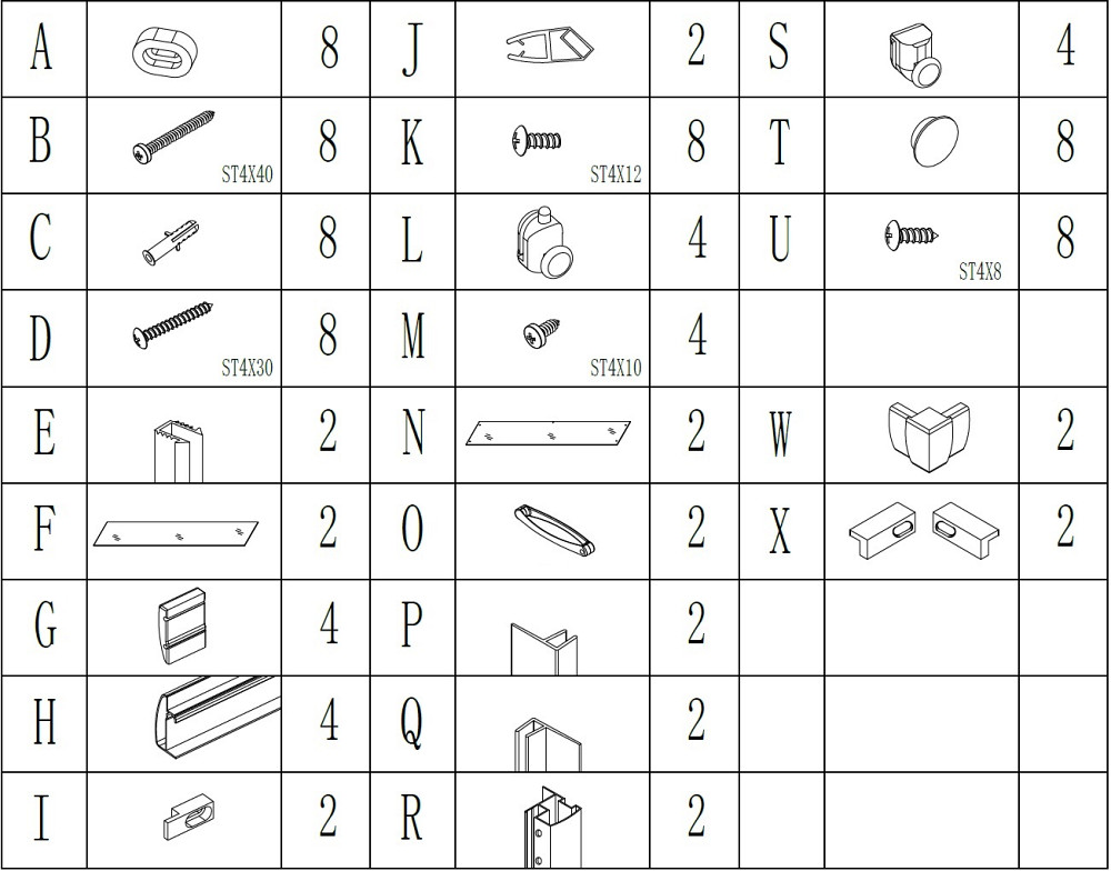 Душова кабіна квадратна без піддона ODRA N100FS (N100) BRAVO (1уп.) Тернополь - изображение 6