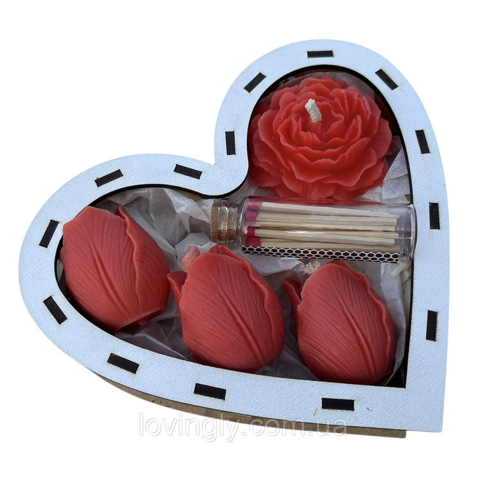 Нежный подарок женщине набор натуральных свечей - цветов. Ирпень - изображение 3