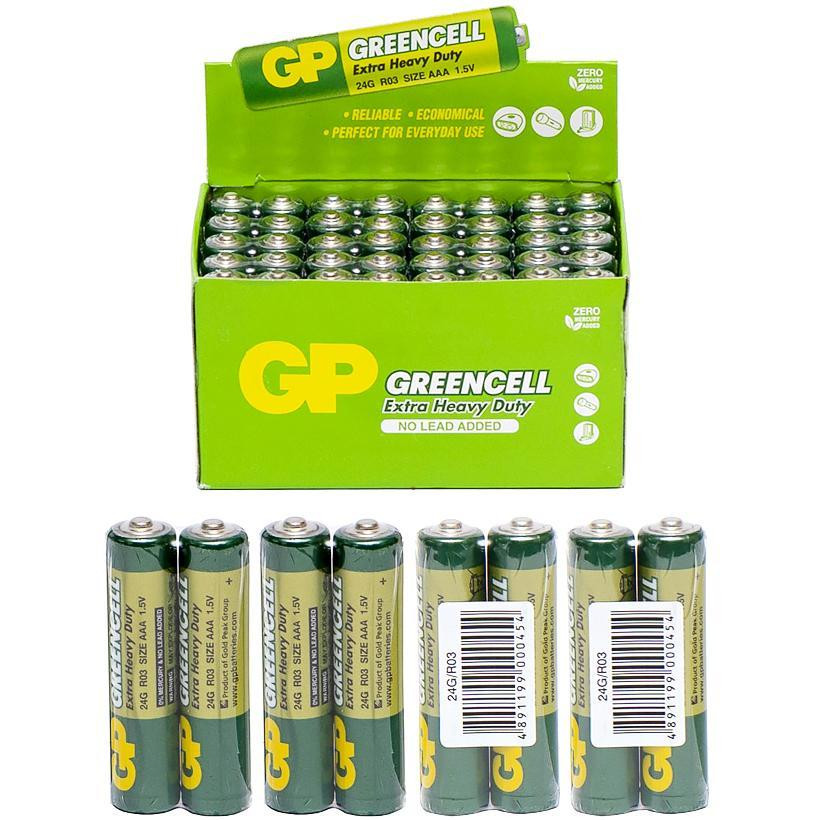 Батарейка мініпальчик AAA GP GREENCELL R03 24G 1.5V 40 шт. пч Рівне - фото 1
