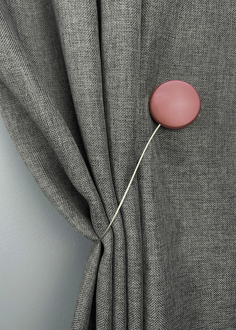 Магниты для штор и гардин Круг 2 шт Розовое золото (81-292) Киев - изображение 5