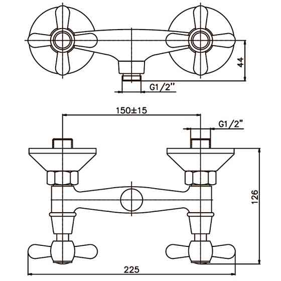 Душевой смеситель Haiba Dominox 003 HB0060 Харьков