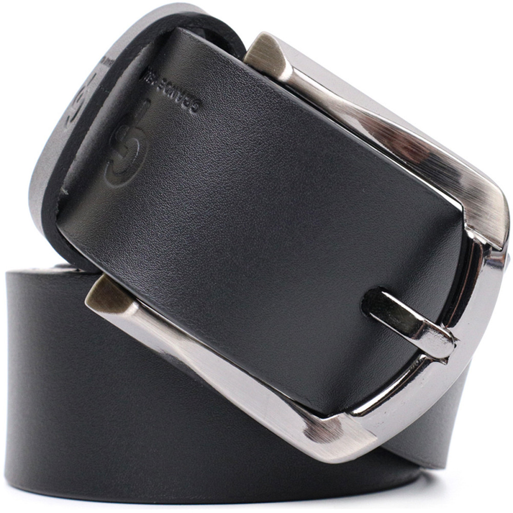 Чудовий ремінь під джинси з натуральної шкіри GRANDE PELLE 11686 Чорний Київ - фото 7