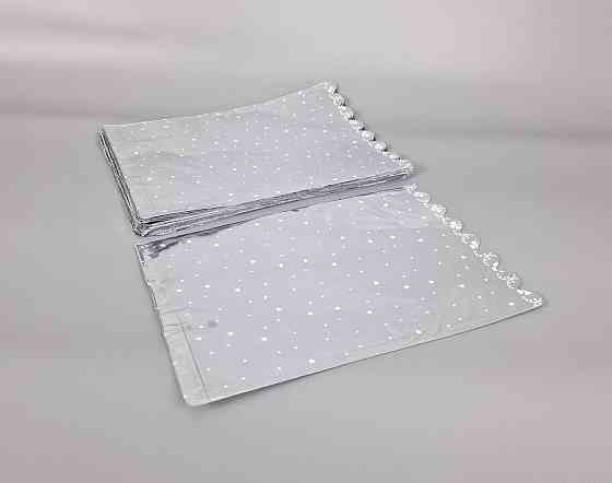 Пакет с рисунком для упаковки подарков   (25*40) №427 (5) фольгированный (ажурный) 