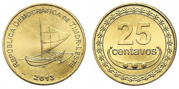 25 сентаво 2013, Восточный Тимор UNC Полтава - изображение 1