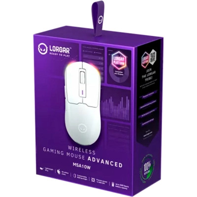 Мишка Lorgar MSA10W Wireless Gaming White (LRG-MSA10W-WH) Вінниця - фото 8