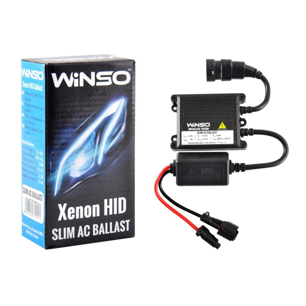 Блоки розжига Winso Slim AC Ballast, 12V, 35W, KET Киев - изображение 1