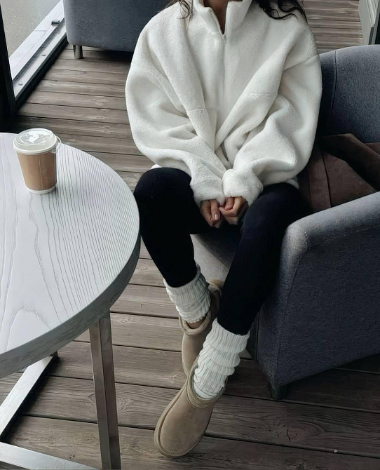 Женские повседневные лосины из бифлекса Черный, 46 Одесса - изображение 3