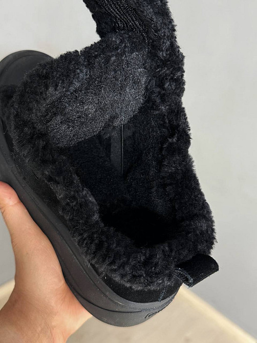 Кеди жіночі Hengji 15-1 з хутром та опушкою на липучці чорні , 37, 23,5 см Київ - фото 13