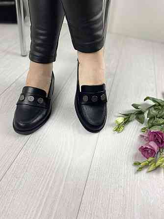 Vikttorio Туфлі жіночі VIKTTORIO ЖАЗИНА чорні (весна-осінь, шкіра натуральна) (2699) 36р. Коломия