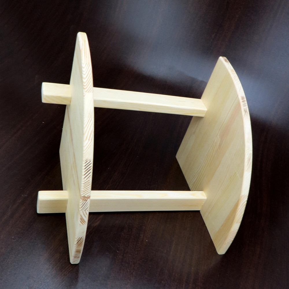 Угловая настенная полка 