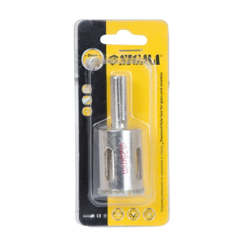 Коронка алмазна по керамиці та склу d25мм SIGMA Житомир - фото 3