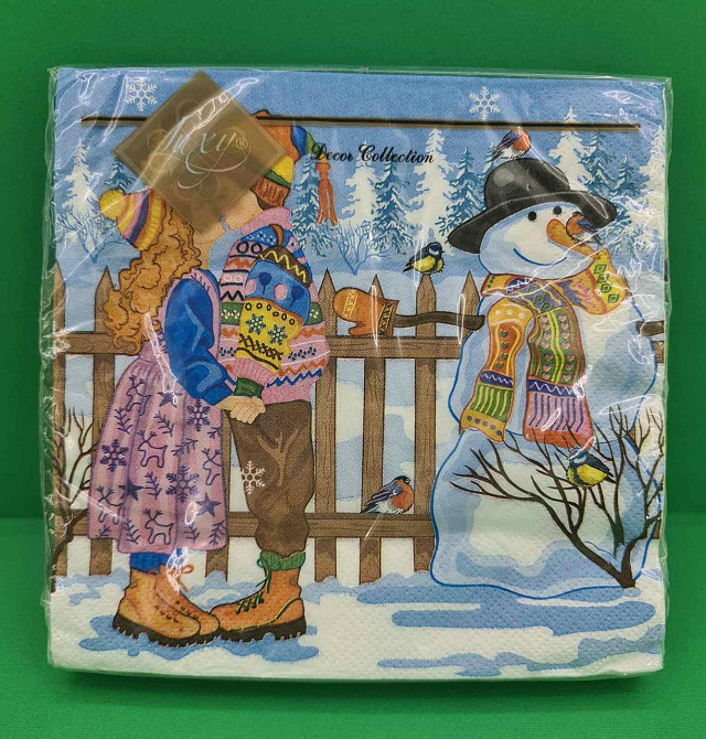 Серветки для декупажу ЗЗхЗЗ 20шт Новорічний поцілунок (1 пач.) Харків - фото 1